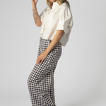 Cotton Gingham Pant - The Posh Peacock