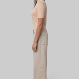 Cashmere Gauze Short Sleeved Polo Shirt