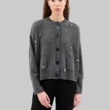 Embellished Cashmere Cardigan