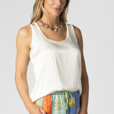 Scoop Neck Sleeveless Top - The Posh Peacock