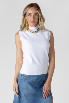 Mock Neck Tank Top - The Posh Peacock