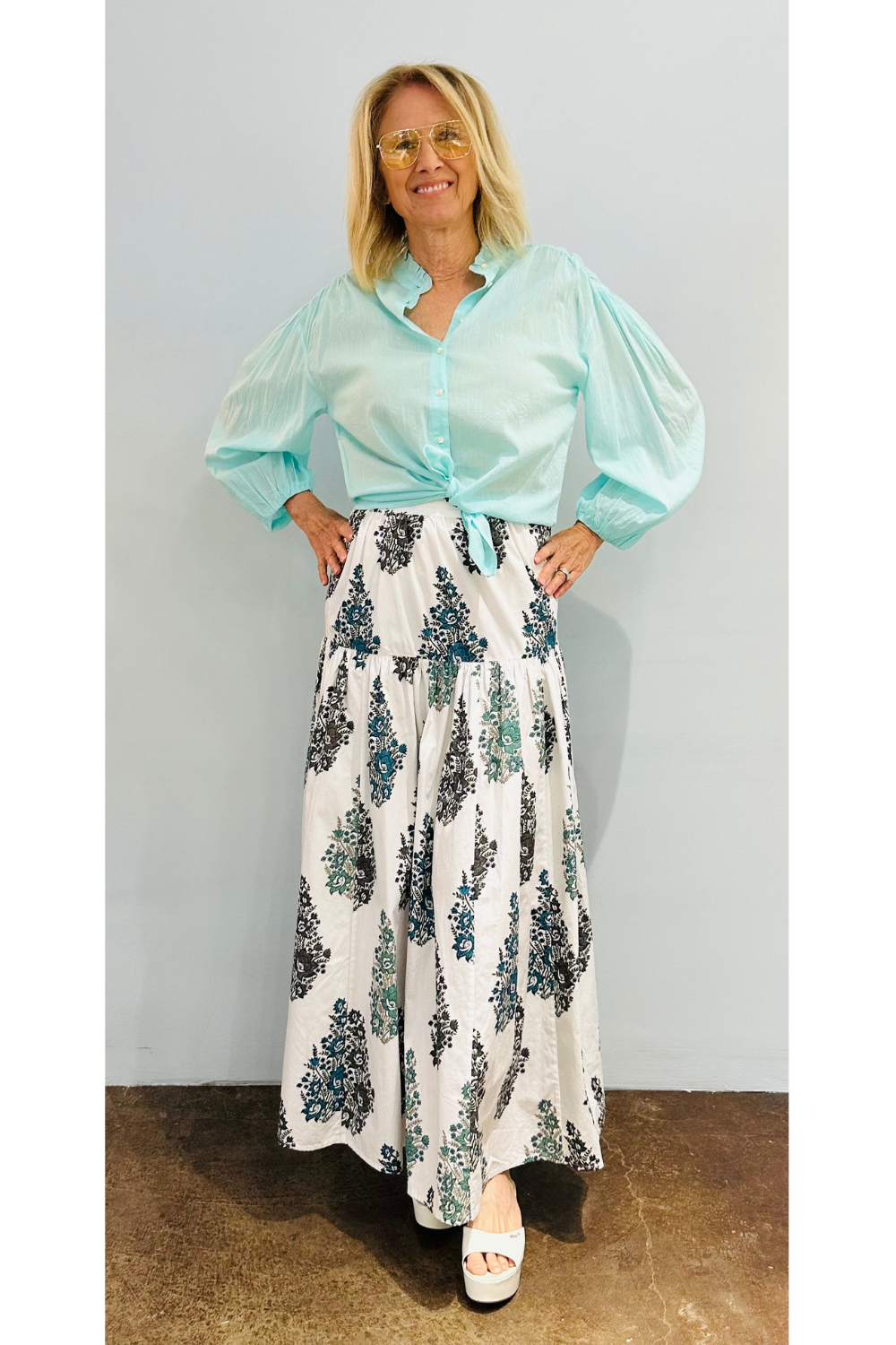 Antik Batik Muguet Maxi Skirt - The Posh Peacock