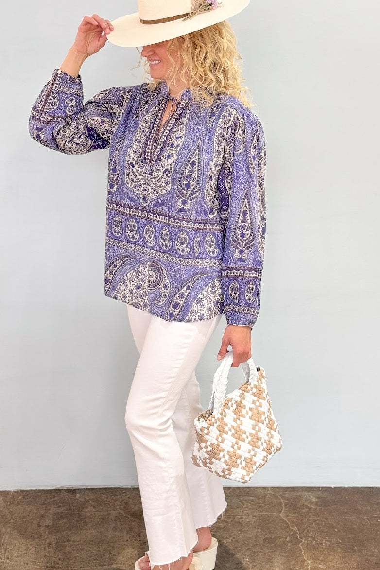 Antik Batik Tajar Peasant Shirt - The Posh Peacock