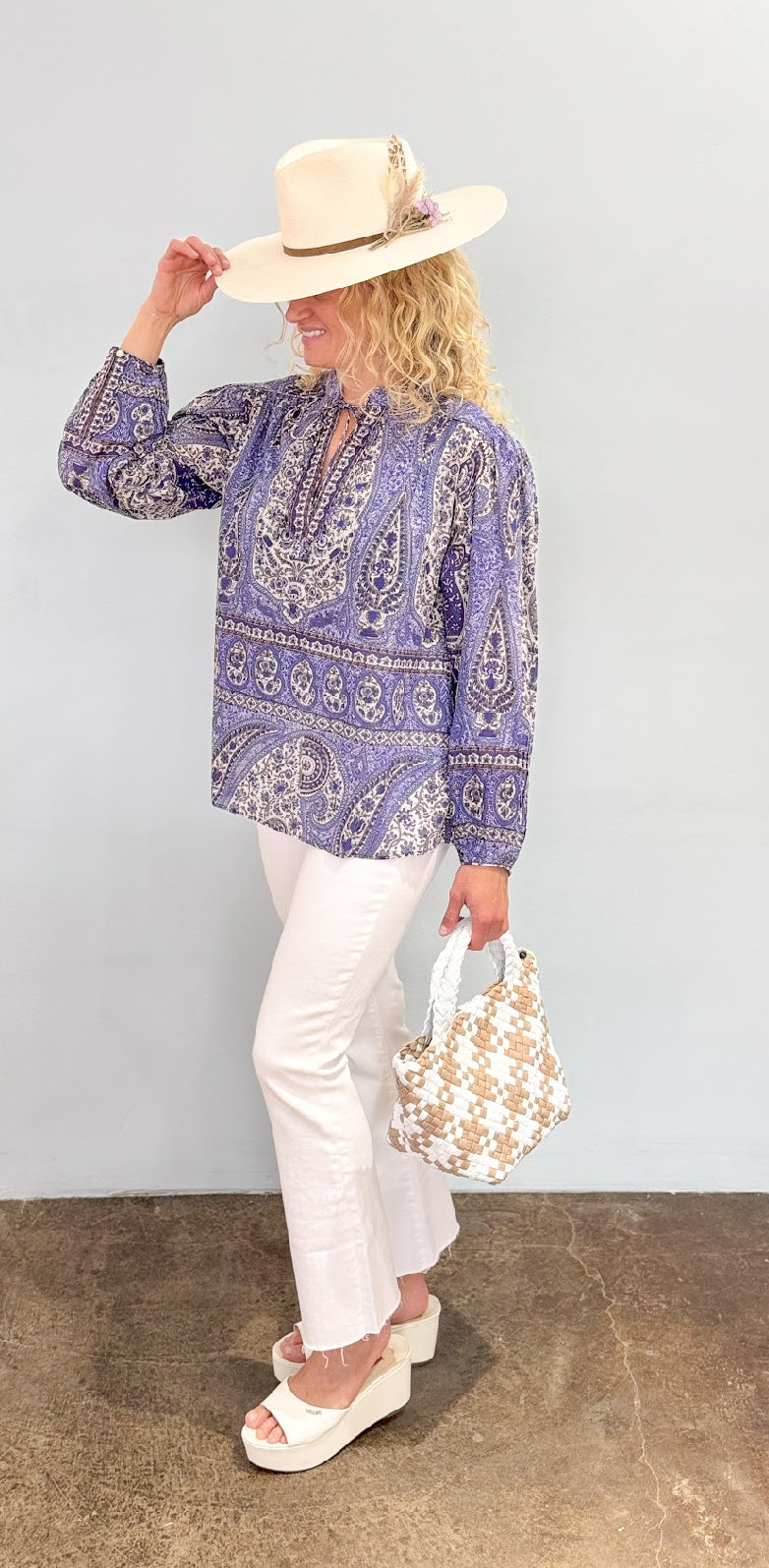 Antik Batik Tajar Peasant Shirt - The Posh Peacock