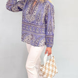 Antik Batik Tajar Peasant Shirt - The Posh Peacock