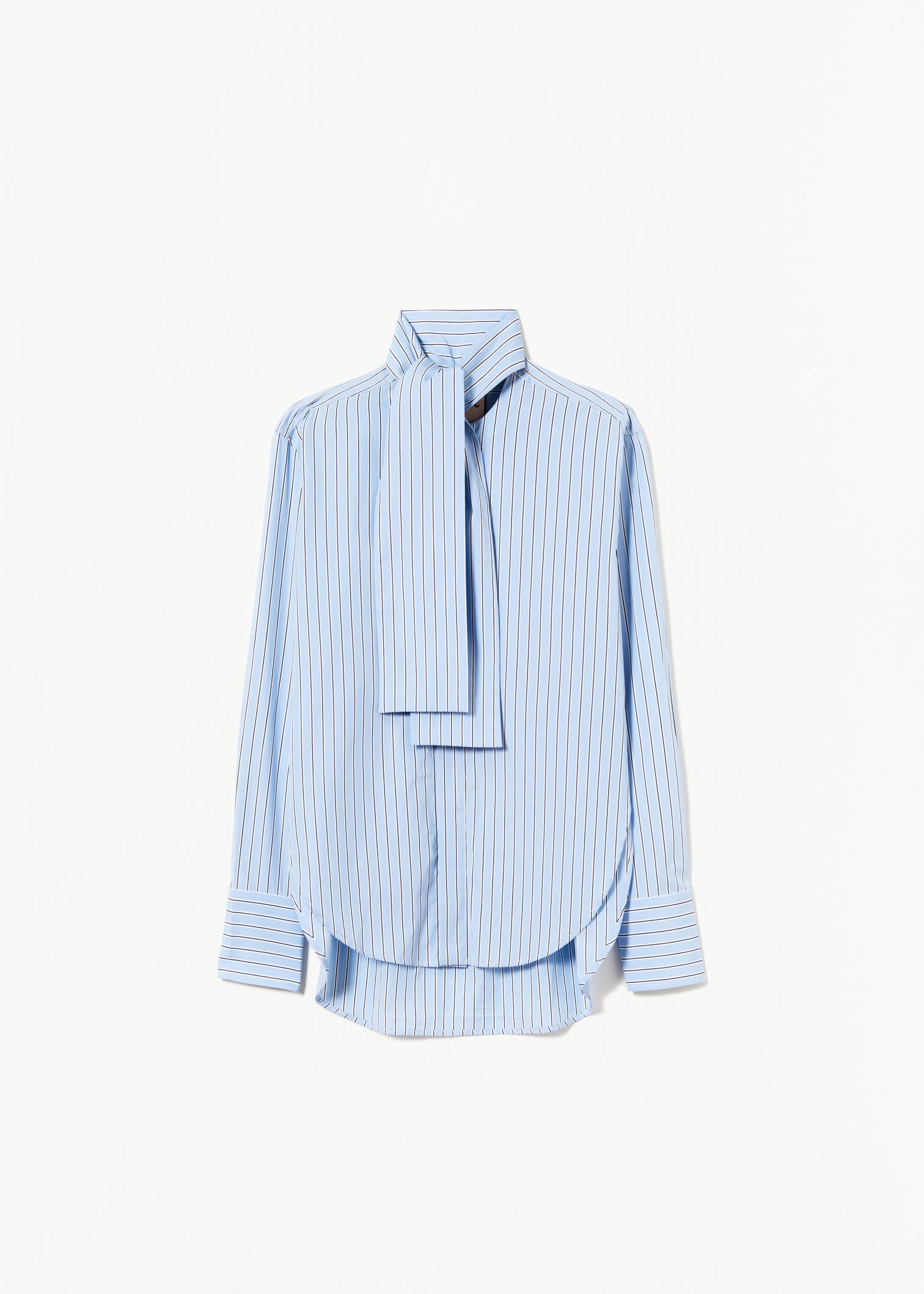 Striped Popline Shirt - The Posh Peacock