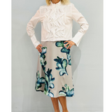 Floral Midi Skirt - The Posh Peacock