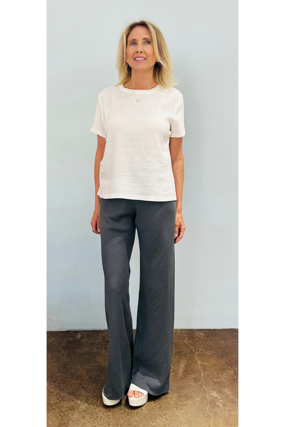 Stretch Linen Tee & Linen Pant