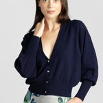 Cashmere Jeweled Button Cardigan - The Posh Peacock