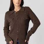 Cowgirl Cashmere Button Up Shirt - The Posh Peacock