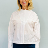 Poplin Pullover Blouse