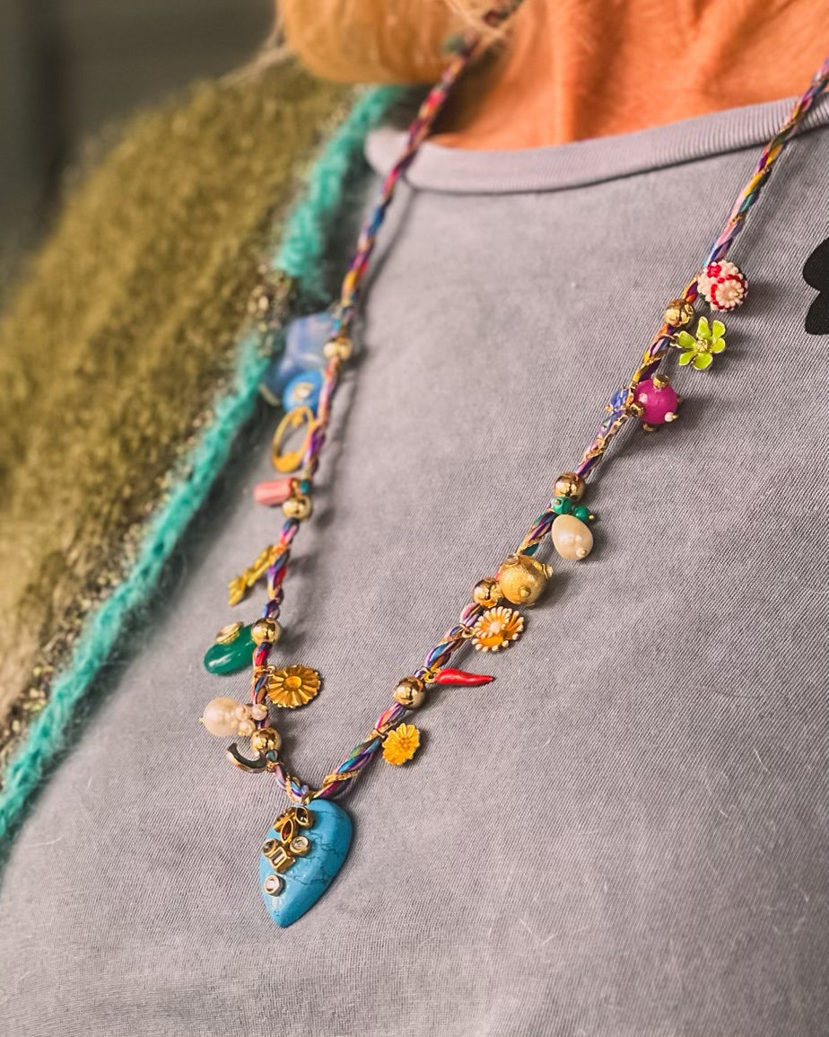 Monoki Gris Gris Mushroom Necklace - The Posh Peacock