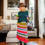 Lingua Franca Ashby Multi Stitch Skirt - The Posh Peacock