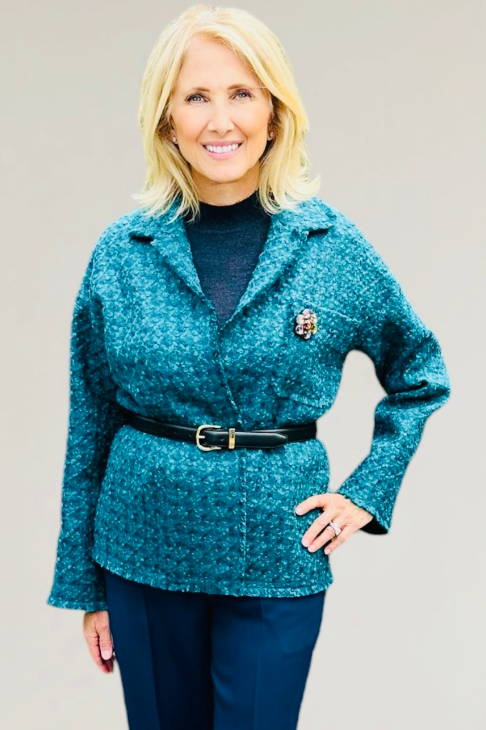 Odeeh Boucle Tweed Jacket - The Posh Peacock