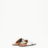 Silver Cross Strap Sandal
