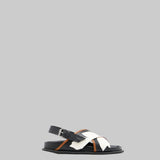 Flower Intarsia Fussbet Sandal
