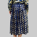 Venise Skirt in Mix Pieuvre Marine