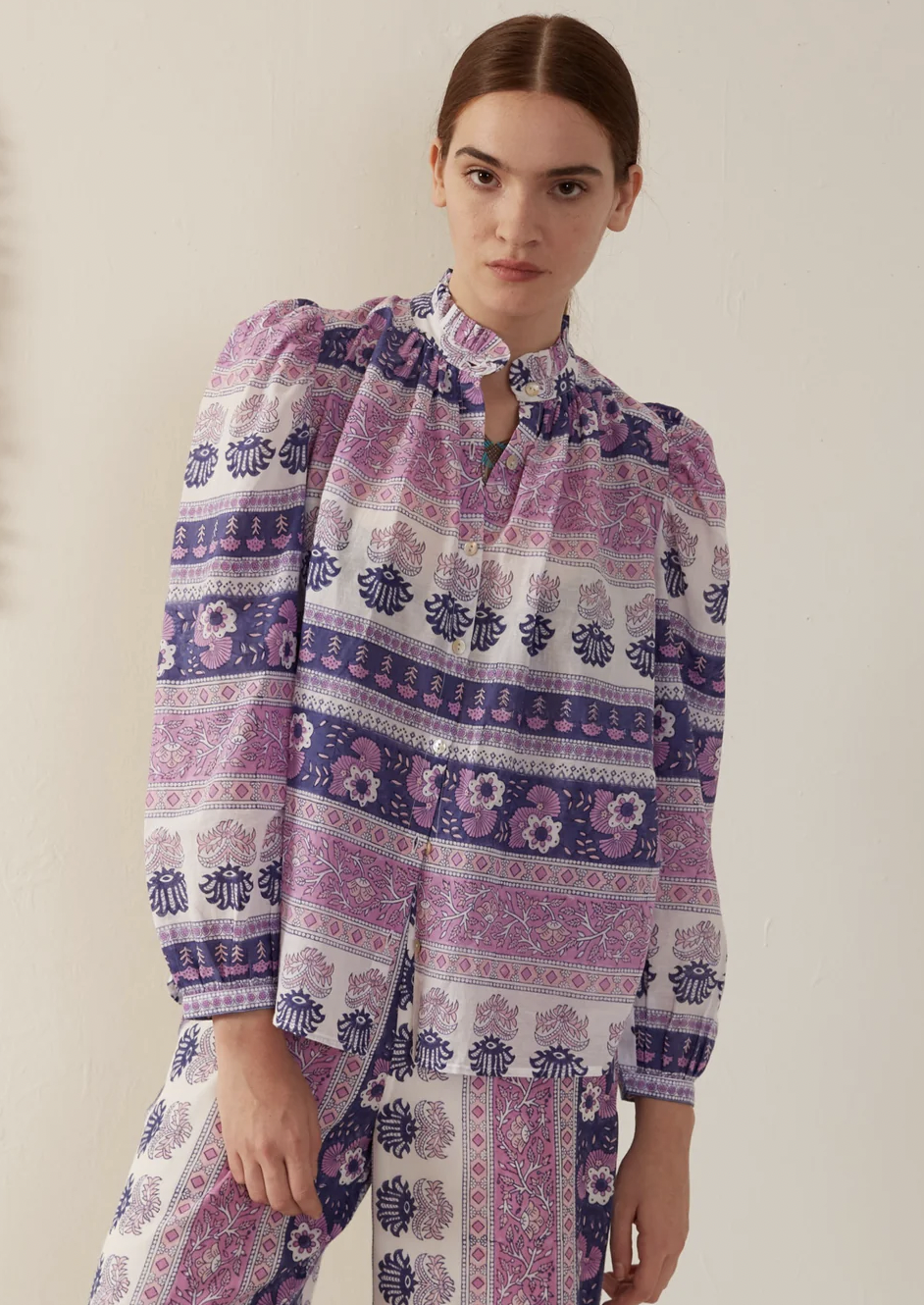 Alix of Bohemia Annabel Lavender Dawn Shirt - The Posh Peacock