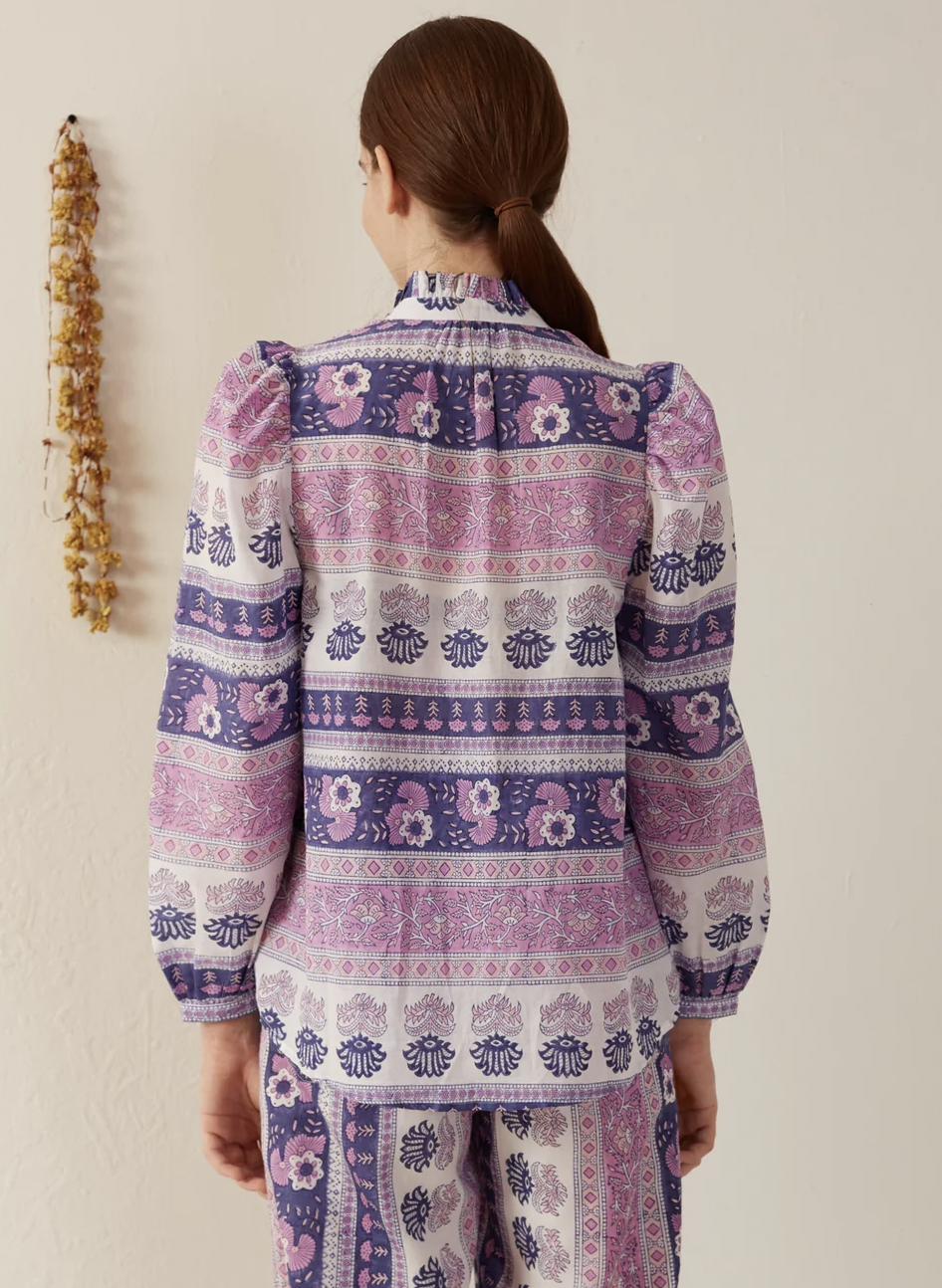 Alix of Bohemia Annabel Lavender Dawn Shirt - The Posh Peacock