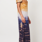 Raquel Allegra Rainbow Hues Flutter Dress - The Posh Peacock