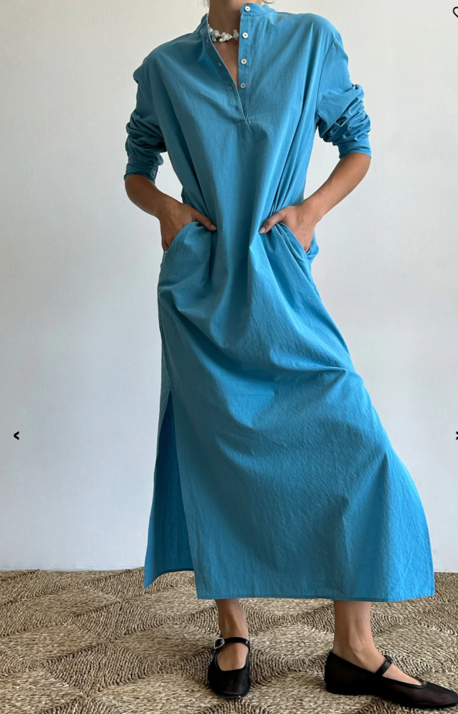 Donni Sandwash Mandarin Dress - The Posh Peacock