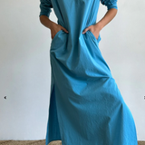 Donni Sandwash Mandarin Dress - The Posh Peacock