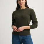 White + Warren Cashmere Essential Crewneck Sweater - The Posh Peacock