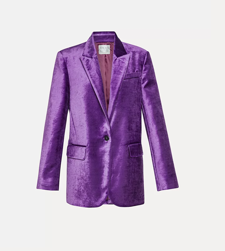 Forte Forte Velvet Blazer - The Posh Peacock