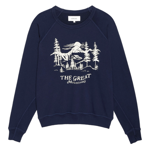 The Great College Sweatshirt with Snowdrift Graphic