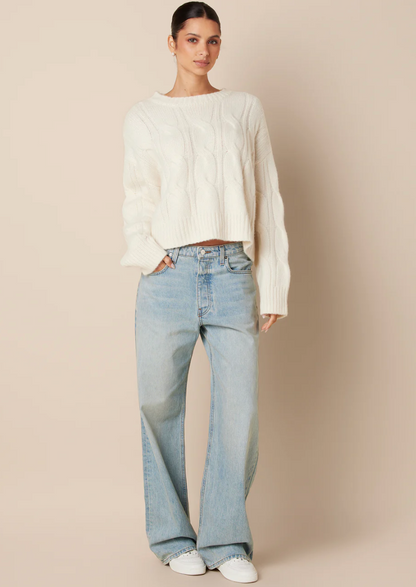 Sablyn Tristan Cable Knit Sweater