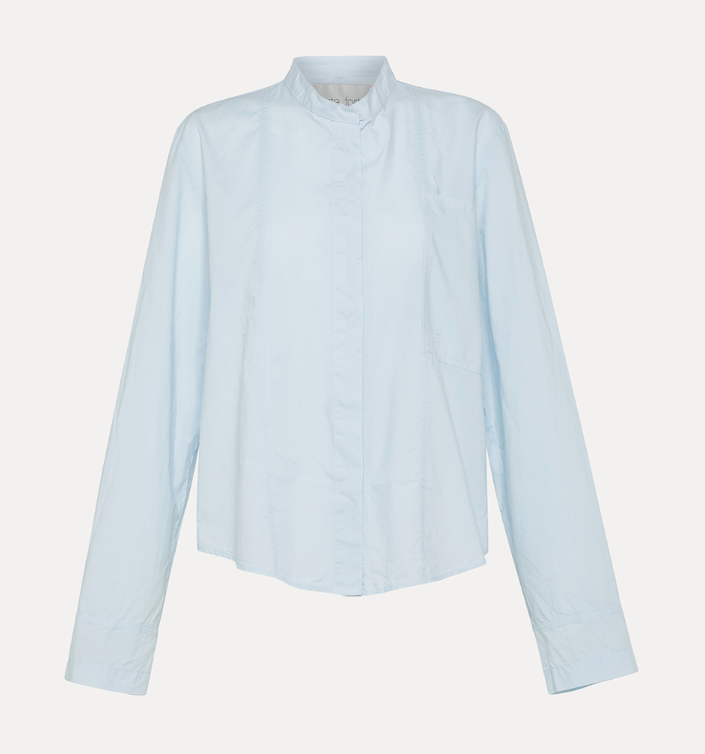 Forte Forte BCI Poplin Covered Button Shirt