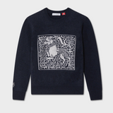 White + Warren Tapestry Dragon Crew Neck - The Posh Peacock