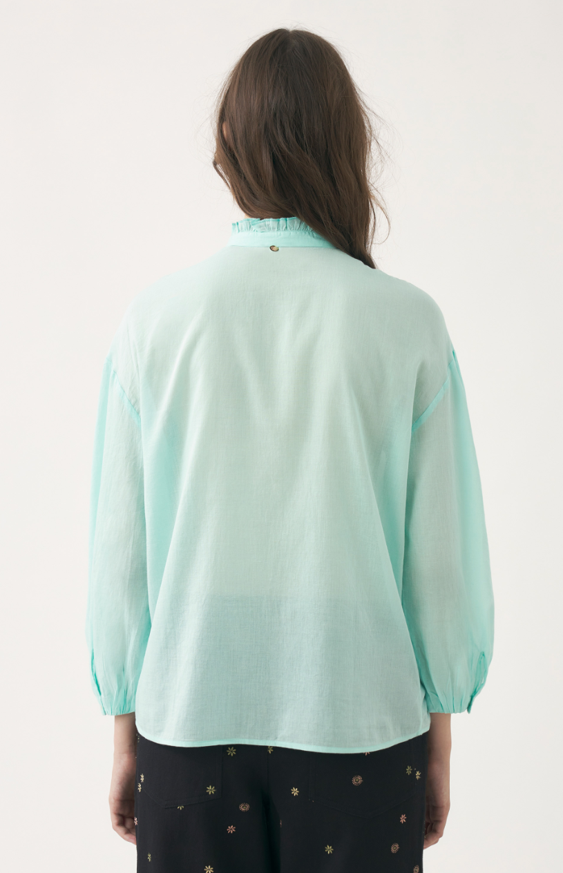 Cotton Voile Anna Blouse - The Posh Peacock