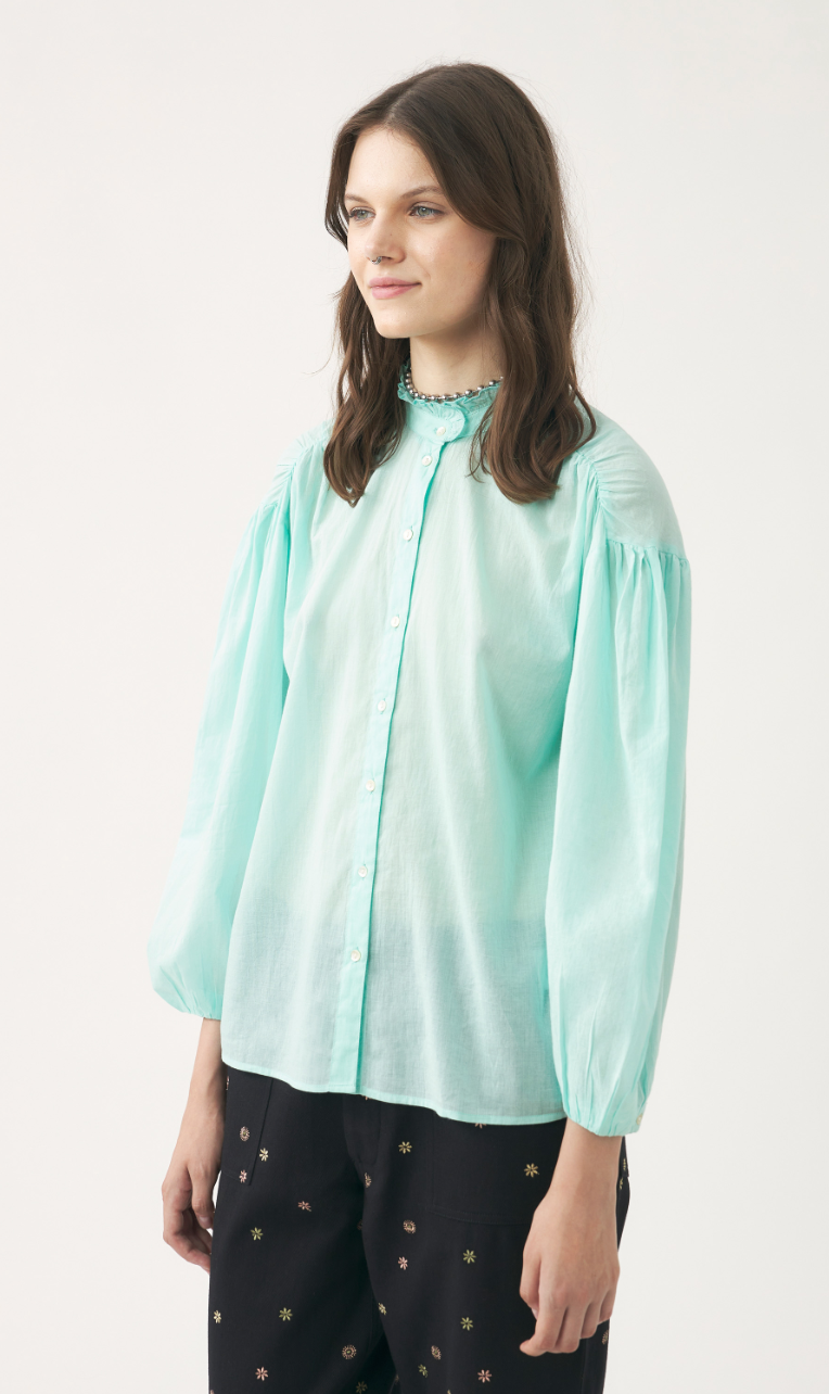 Cotton Voile Anna Blouse - The Posh Peacock