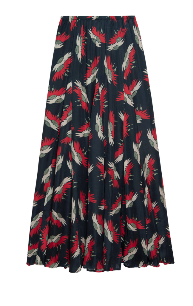 Godet Maxi Skirt - The Posh Peacock