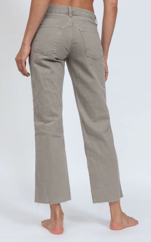 Sand Low Rise Straight Jean - The Posh Peacock