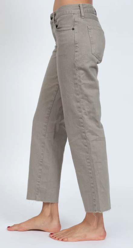 Sand Low Rise Straight Jean - The Posh Peacock