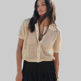 Crochet Cardigan Natural