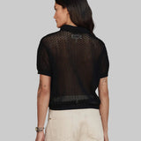 Crochet Cardigan Black