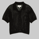Crochet Cardigan Black