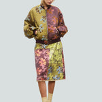 Adriana Floral Jacquard Bomber Jacket - Alemais