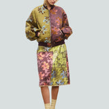 Adriana Floral Jacquard Bomber Jacket - Alemais