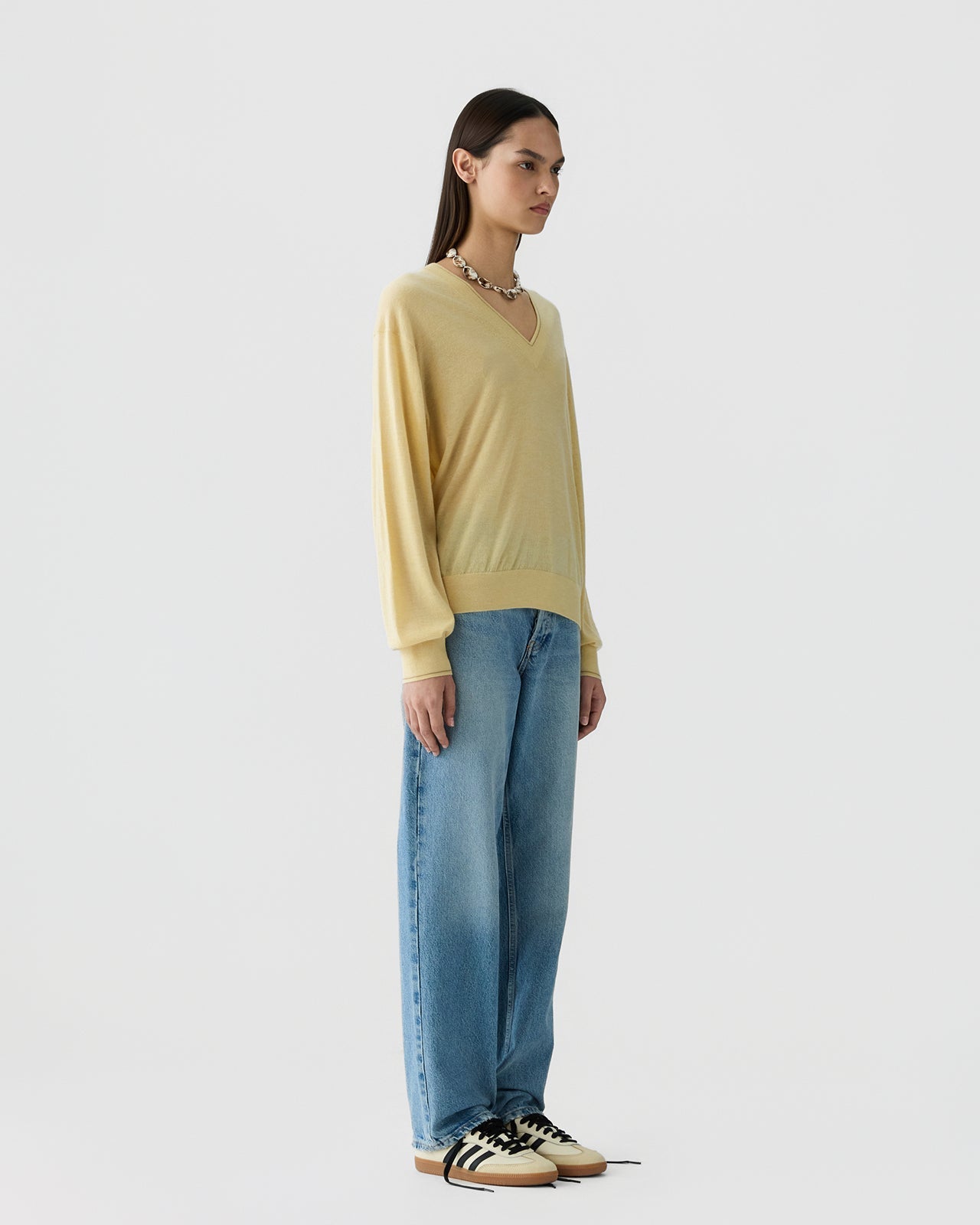 Airy V Neck Sweater - Guest In Residence