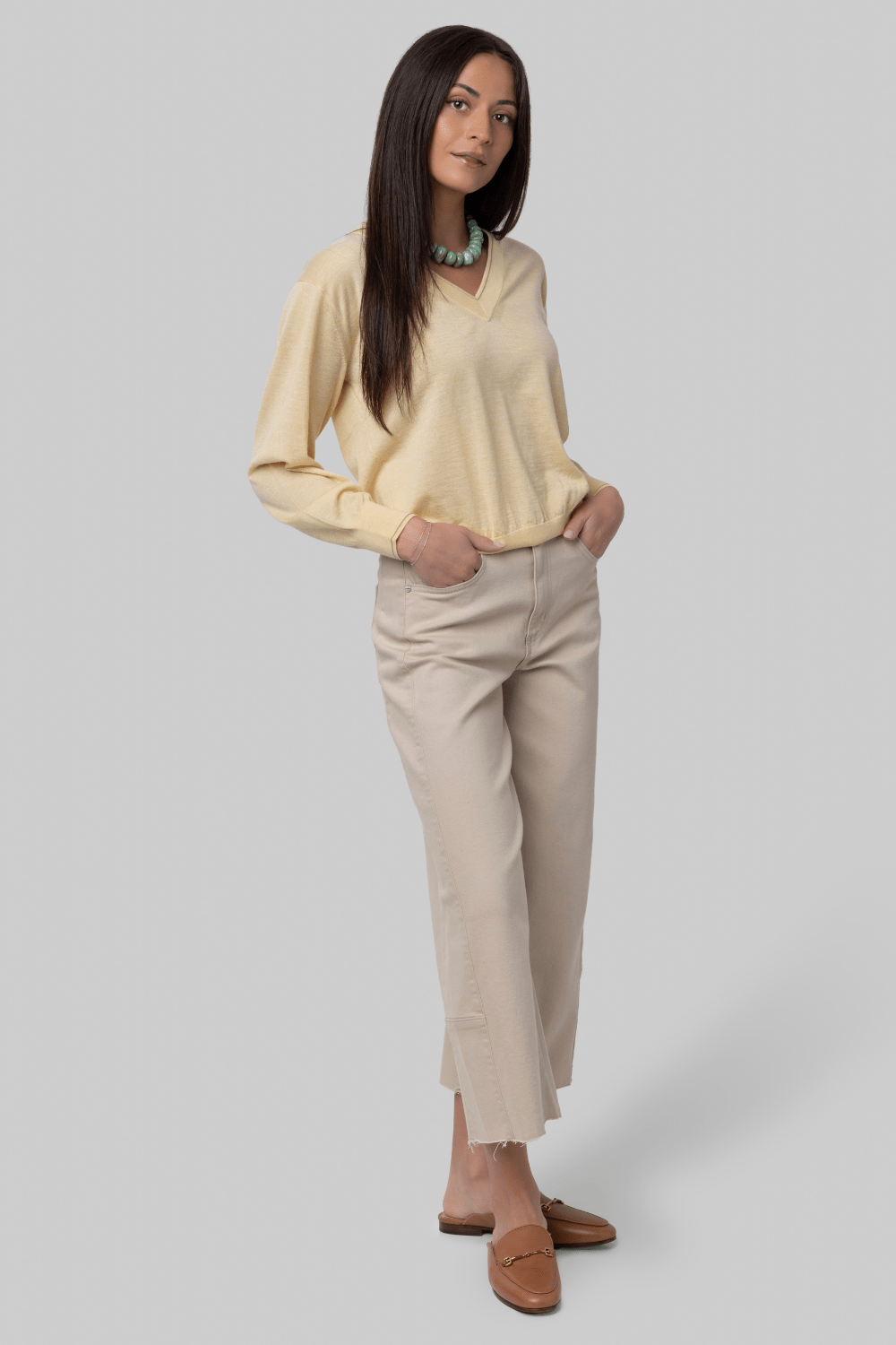 Airy V Neck Sweater - Guest In Residence