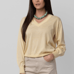 Airy V Neck Sweater - Guest In Residence