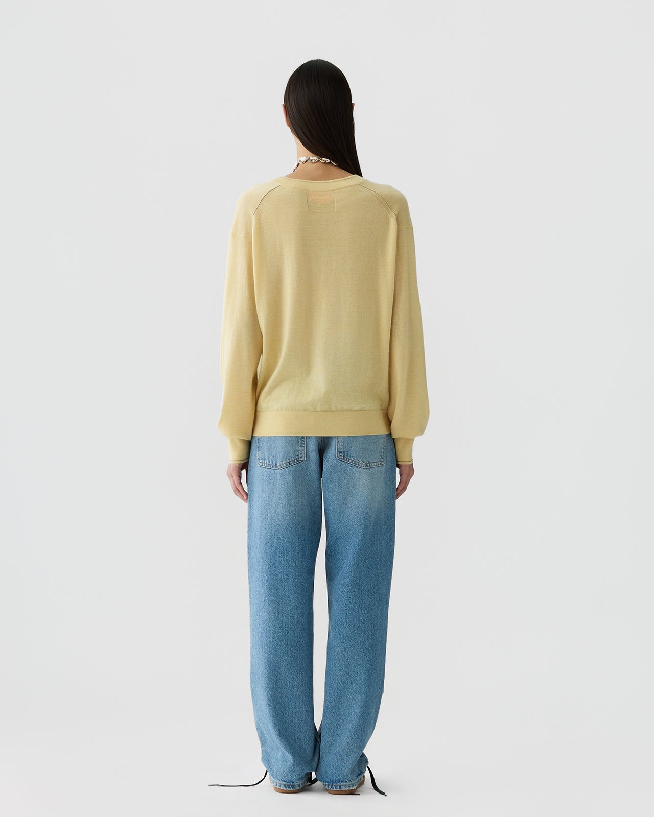 Airy V Neck Sweater - Guest In Residence