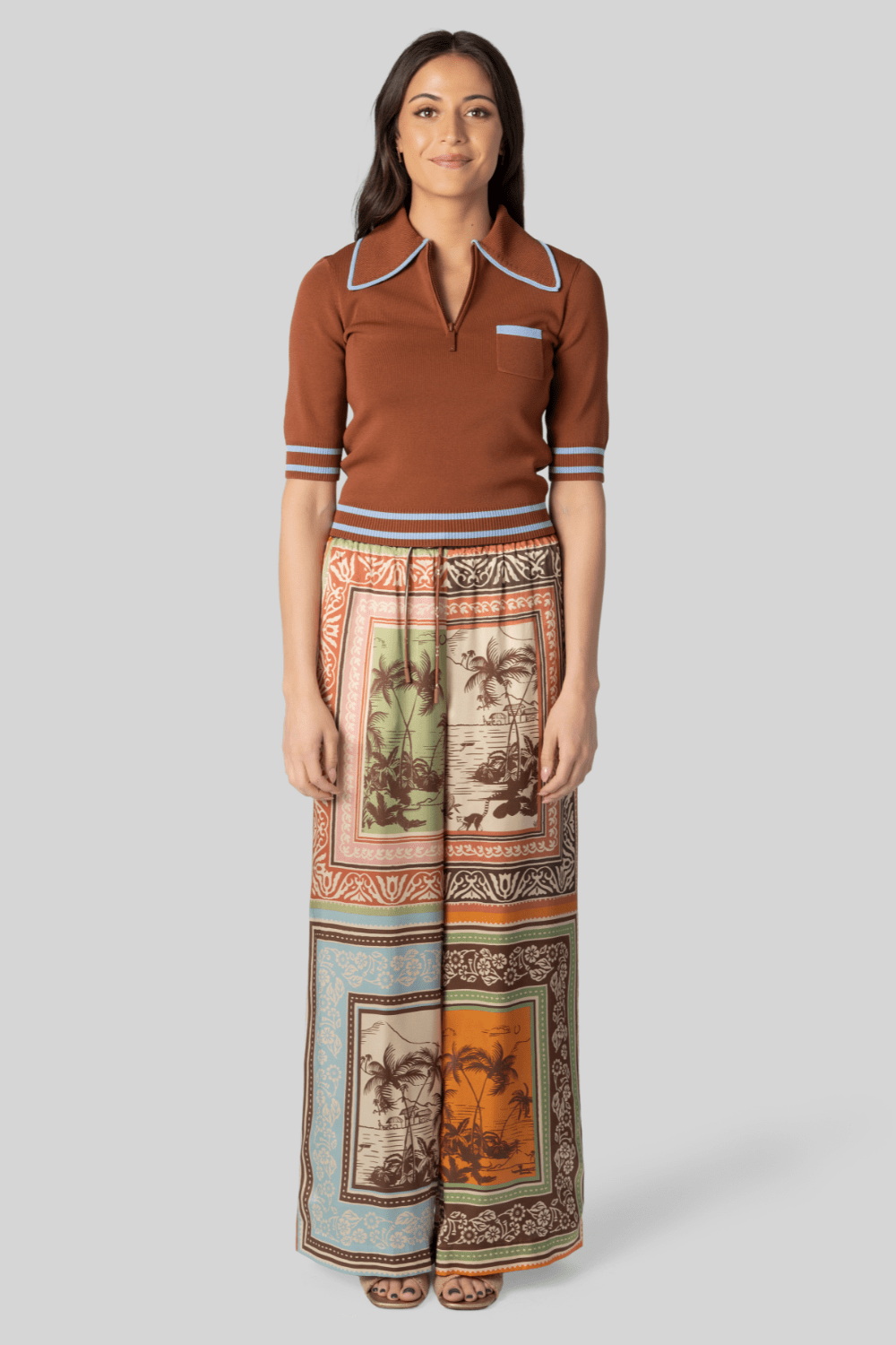 Alberta Silk Pant - Alemais