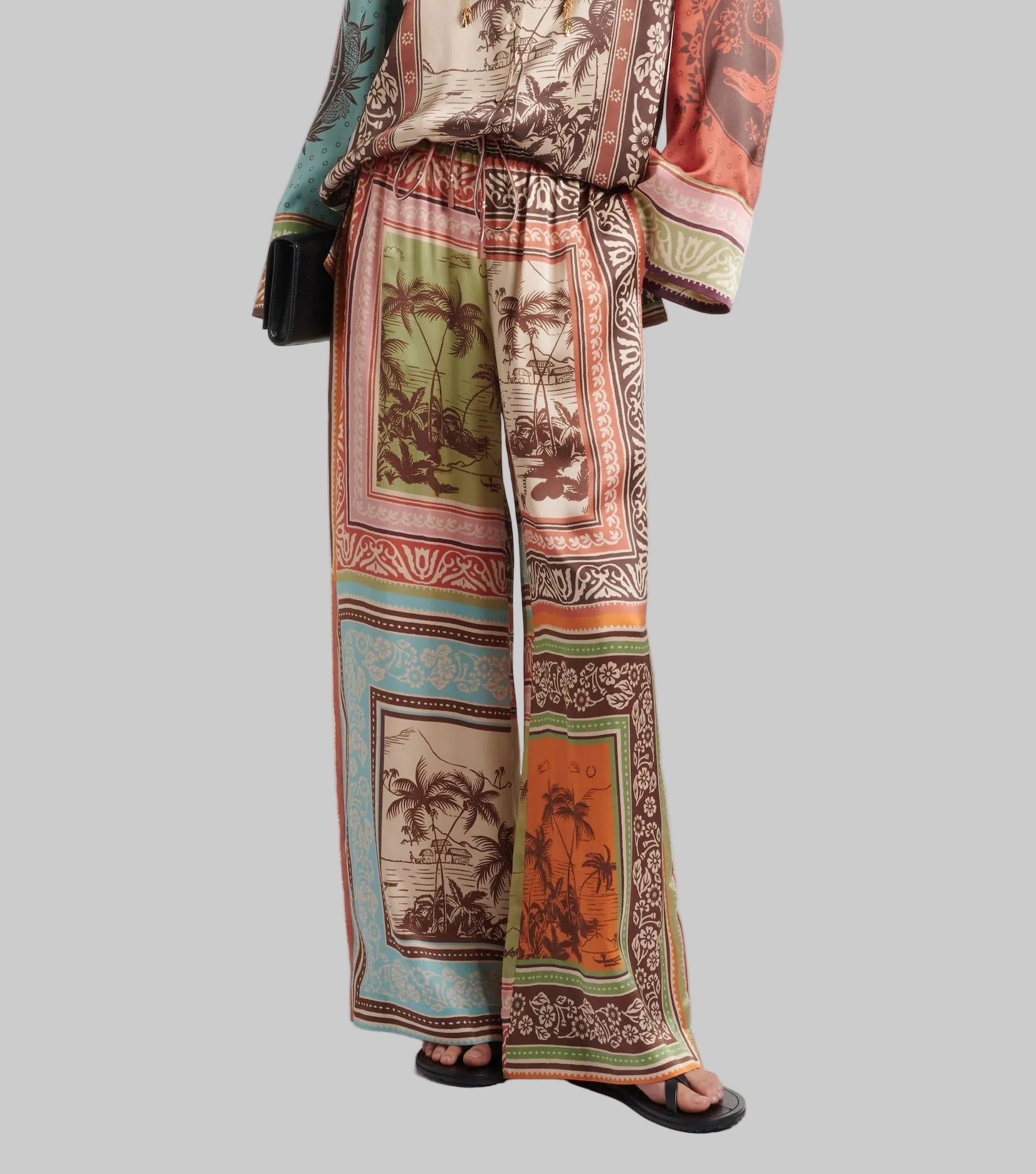 Alberta Silk Pant - Alemais