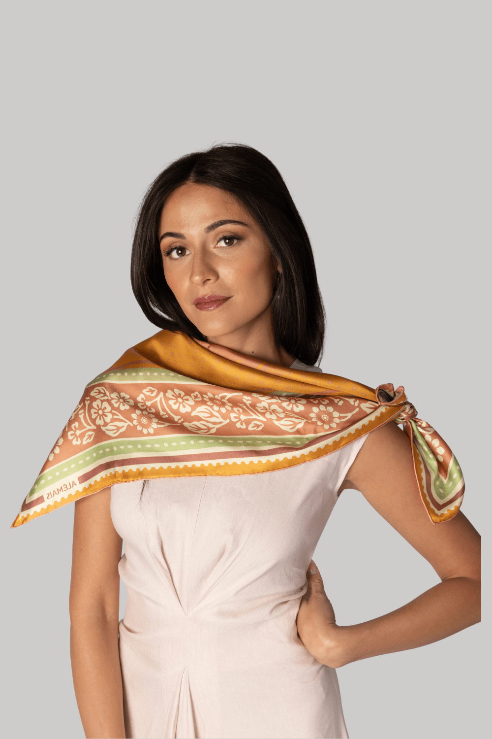 Alberta Silk Scarf - Alemais