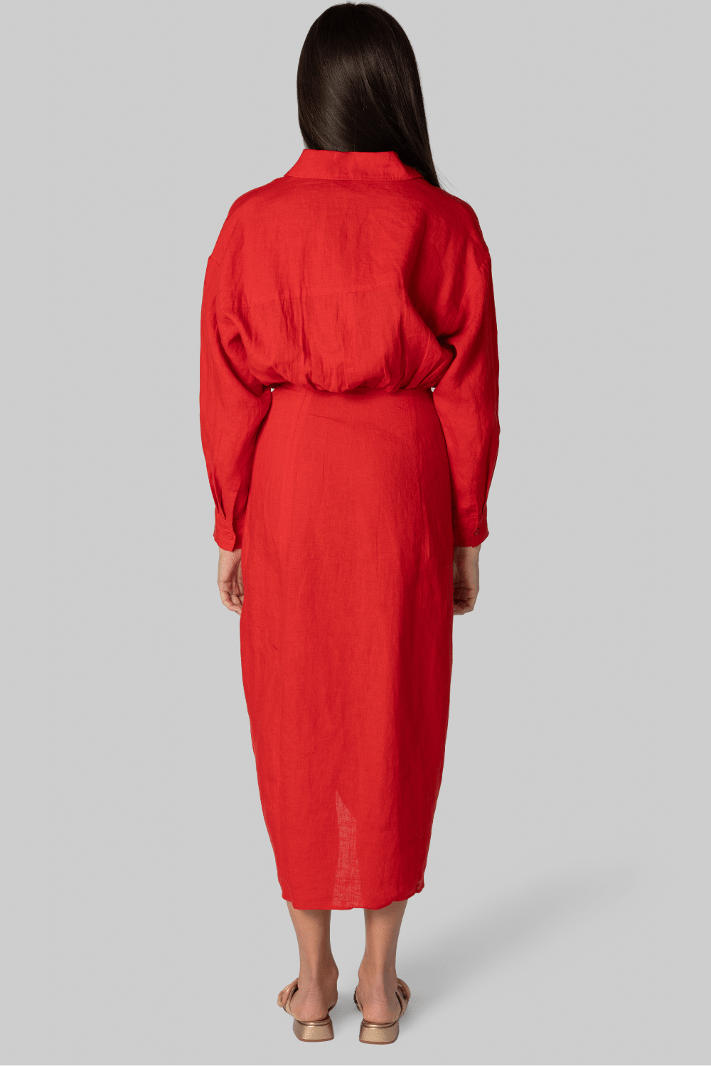 Alessandra Sarong Shirt Dress - Apiece Apart